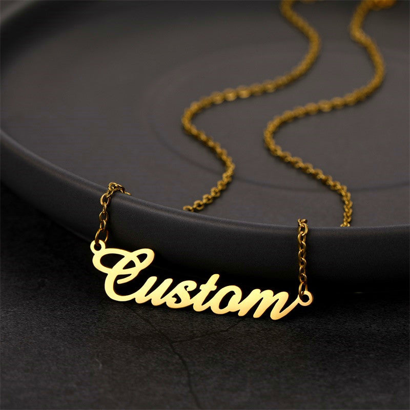 Gold Circle Pendant Personalized Engravable Necklace | Uncommon James